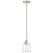Drake 1 Light 6.5 inch Polished Nickel Mini Pendant Ceiling Light