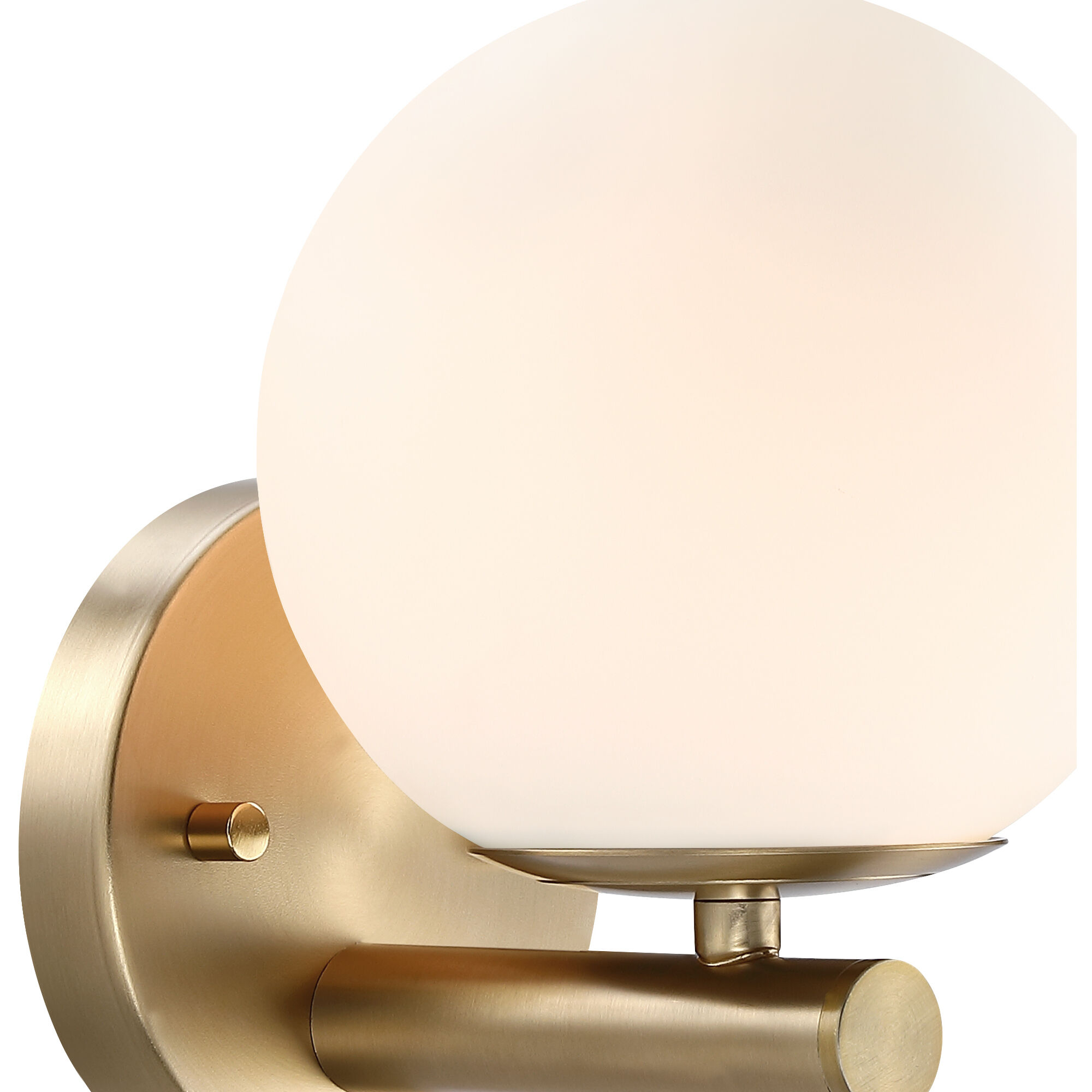 Crown Heights 1 Light 6 inch Brushed Gold Wall Sconce Wall Light in Etched