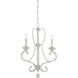 Newport 3 Light 18 inch Coastal Weathered White Chandelier Ceiling Light