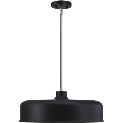 Forbidden Springs LED 20 inch Matte Black Down Pendant Ceiling Light