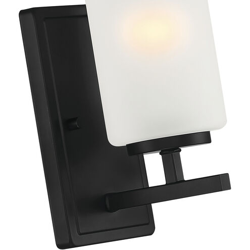 Carmine 1 Light 7 inch Matte Black Vanity Light Wall Light