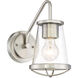 Darby 1 Light 5.63 inch Satin Platinum Wall Sconce Wall Light