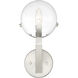 Spyglass 1 Light 6.35 inch Satin Platinum Wall Sconce Wall Light