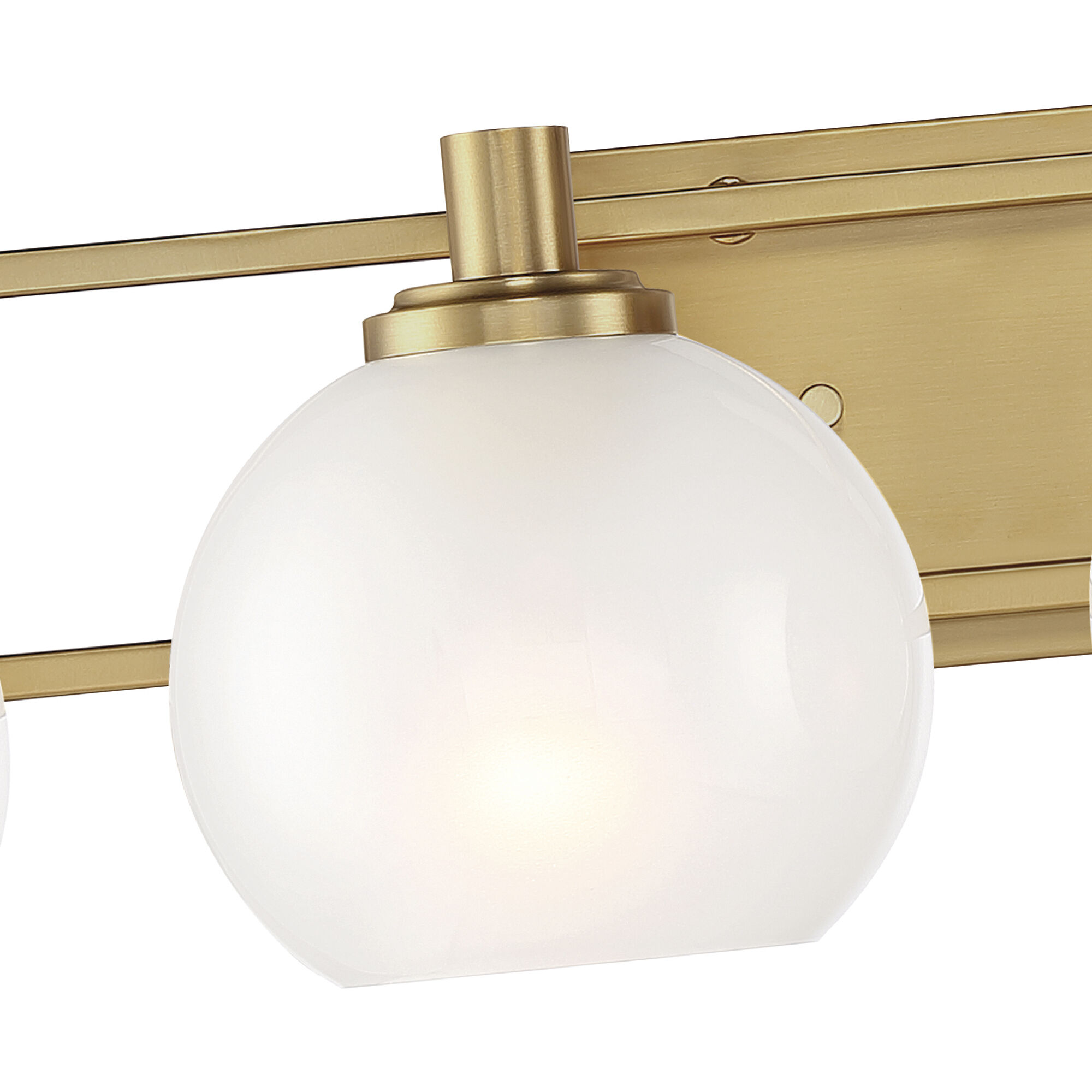 Cowen 4 Light 31 inch Brushed Gold Vanity Light Wall Light