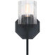 Haven 1 Light 7 inch Matte Black Wall Sconce Wall Light