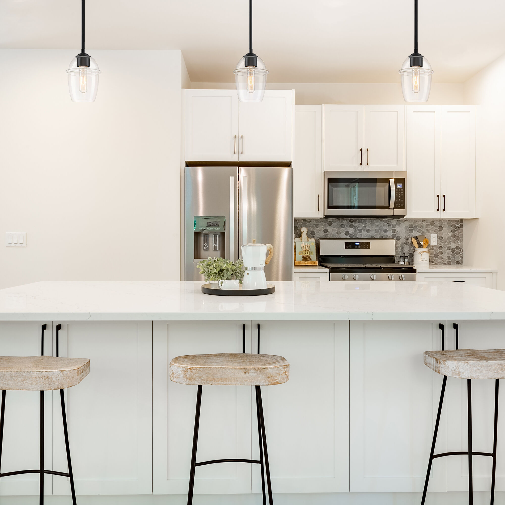 Summer Jazz 1 Light 5.5 inch Matte Black Pendant Ceiling Light