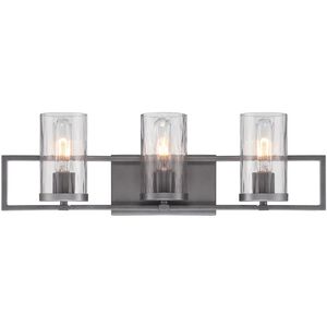 Elements 3 Light 24 inch Charcoal Bath Bar Wall Light