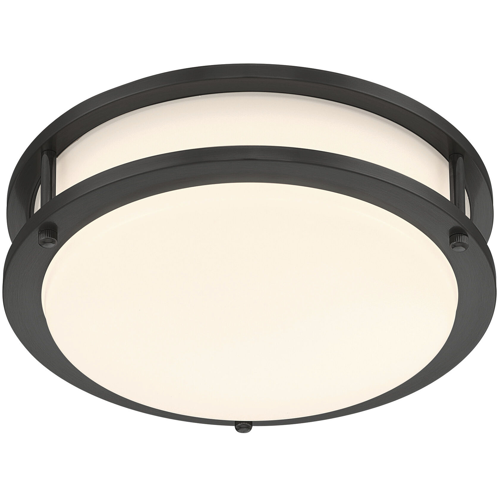 DC Series 1 Light 10.31 inch Matte Black Flush Mount Ceiling Light
