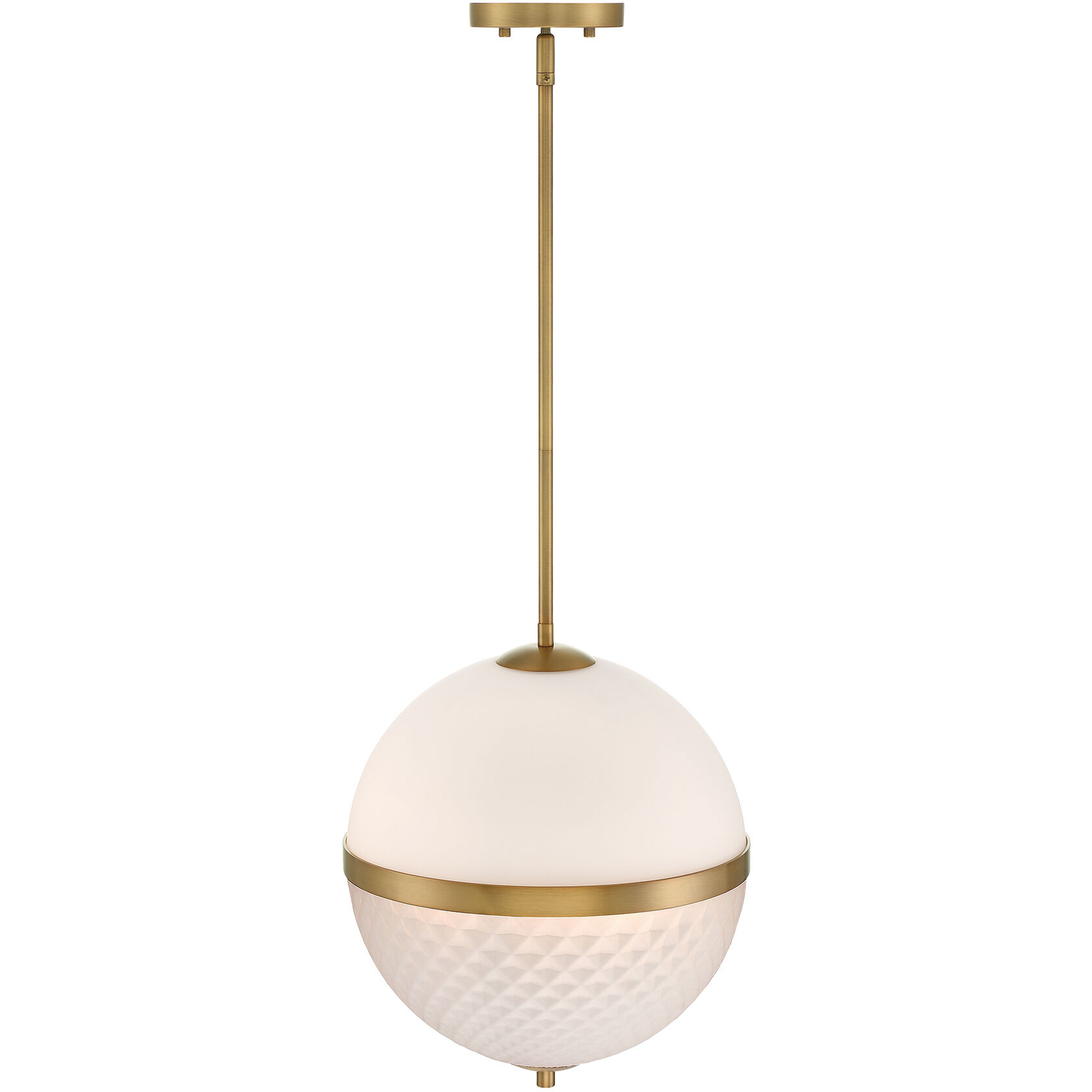 Dia 3 Light 14 inch Old Satin Brass Pendant Ceiling Light