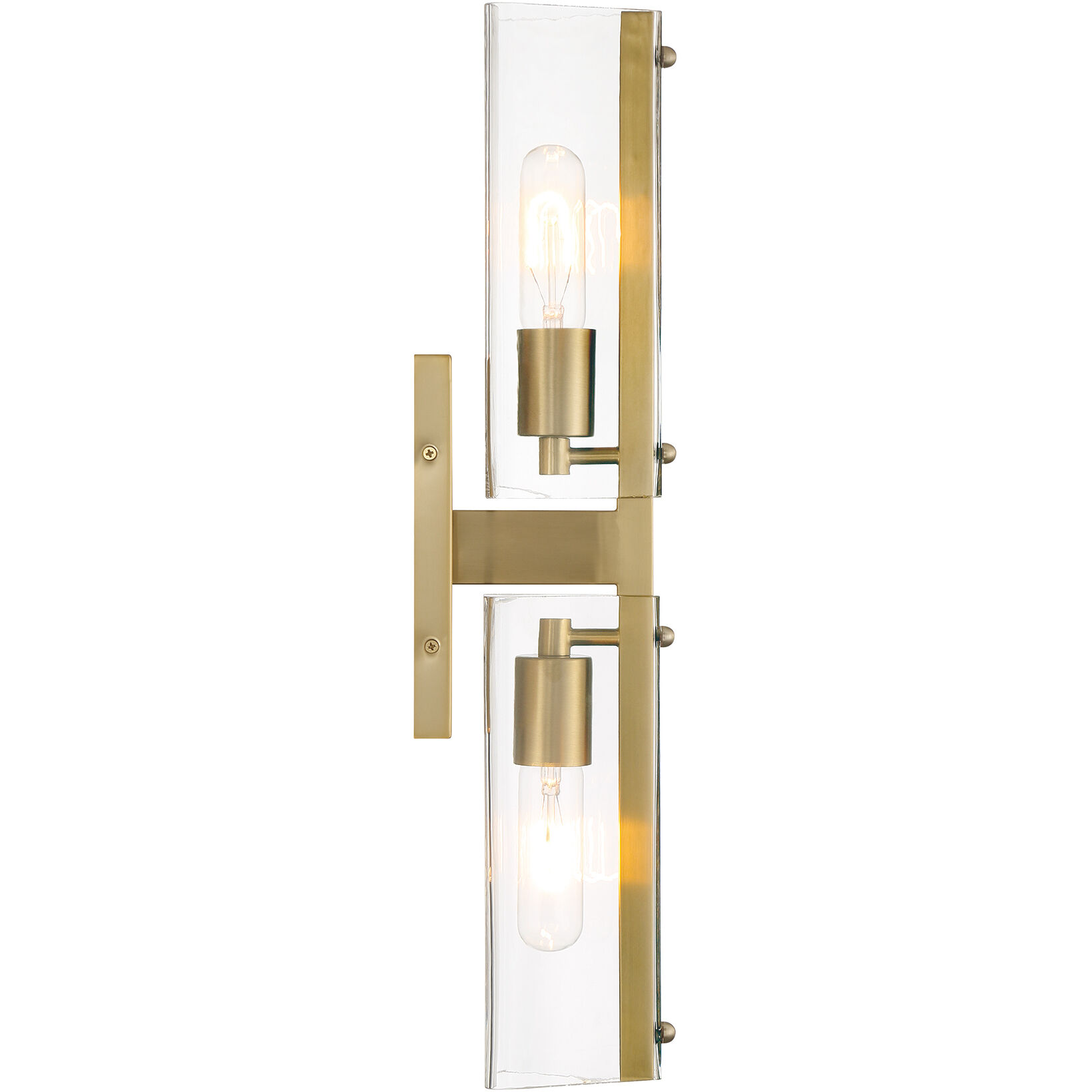 Latitude 2 Light 4.5 inch Brushed Gold Wall Sconce Wall Light