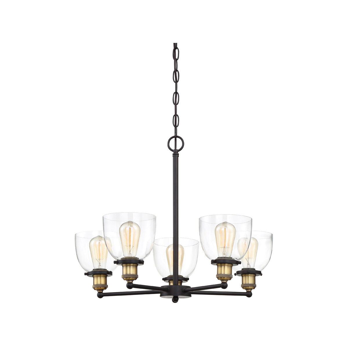 Bryson 5 Light 24 inch Vintage Bronze Chandelier Ceiling Light