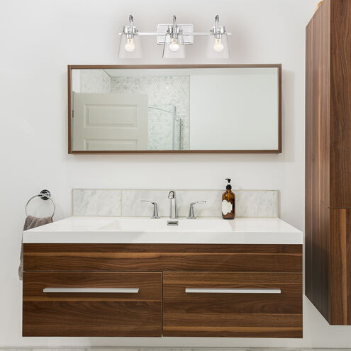 Inwood 3 Light 24 inch Chrome Bath Bar Wall Light