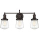 Taylor 3 Light 22.75 inch Bathroom Vanity Light