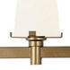 Hyde Park 3 Light 24 inch Vintage Gold Bath Bar Wall Light