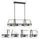 Ryder 4 Light 40 inch Forged Black Chandelier Ceiling Light