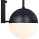 Pineview 1 Light 14 inch Black Outdoor Wall Sconce