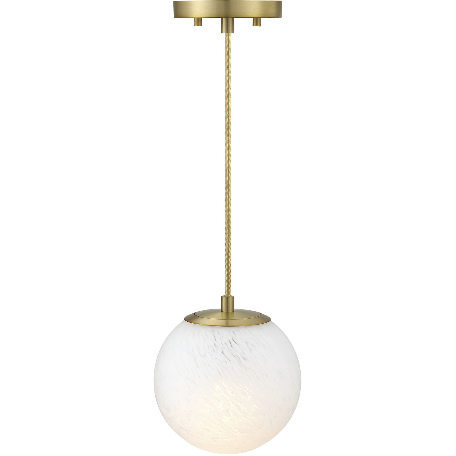 Pixie LED 7 inch Brushed Gold Pendant Ceiling Light