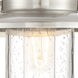 Dover 1 Light 6.5 inch Satin Platinum Wall Sconce Wall Light
