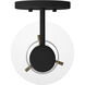 Willow Creek 1 Light 9 inch Matte Black Bath Bar Wall Light