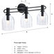 Astra LED 24 inch Matte Black Vanity Wall Light