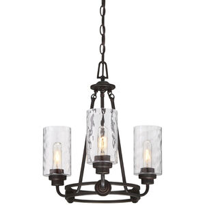 Gramercy Park 3 Light 18 inch Old English Bronze Chandelier Ceiling Light