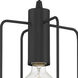 Tafo 1 Light 8 inch Matte Black Pendant Ceiling Light