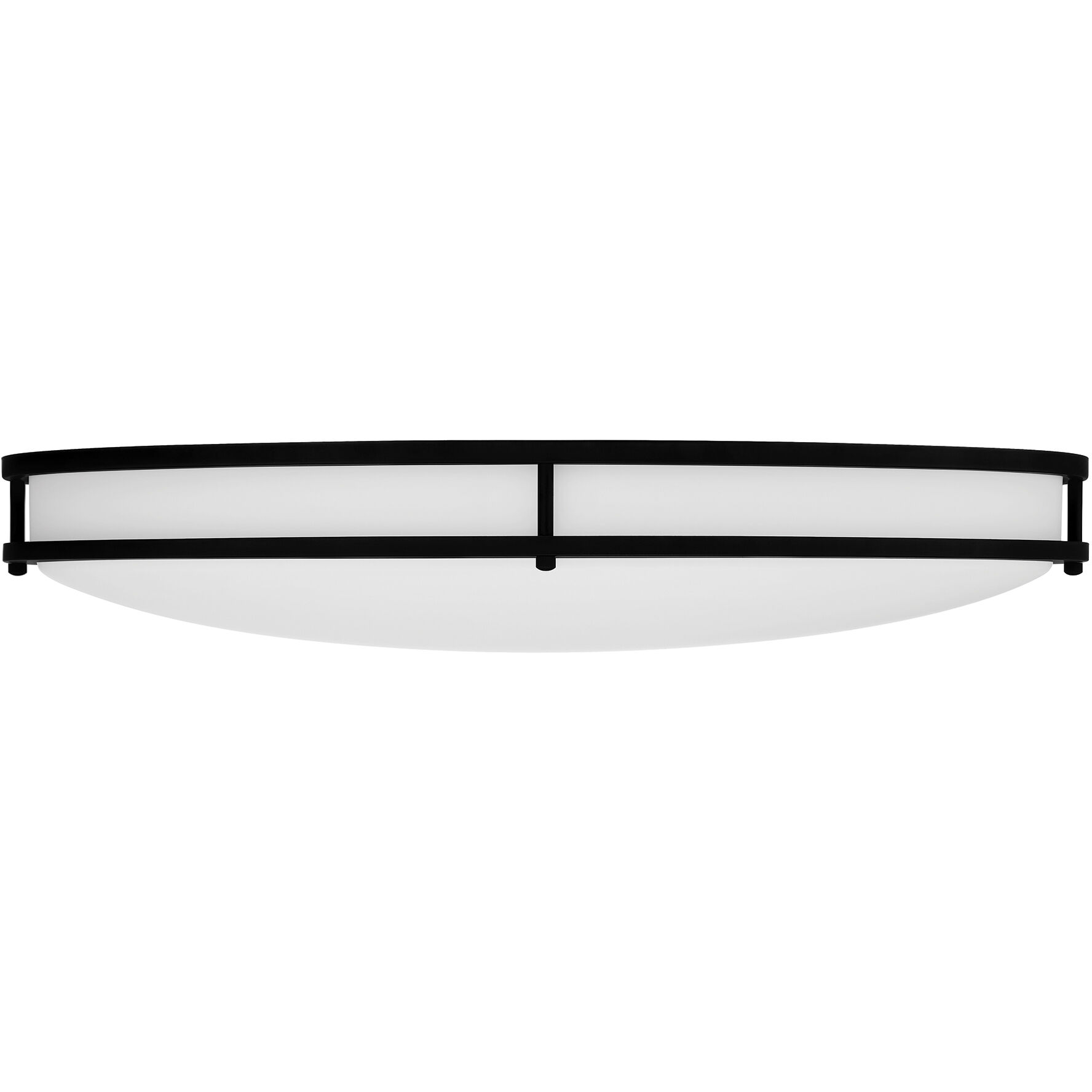 EnviroLite LED 24 inch Matte Black Flush Mount Ceiling Light