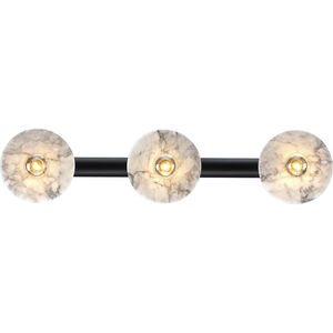 Fina LED 24.75 inch Matte Black Vanity Wall Light