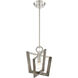 Westend 1 Light 12 inch Satin Platinum Mini Pendant Ceiling Light