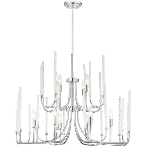 Laretto 12 Light 31 inch Chrome Chandelier Ceiling Light