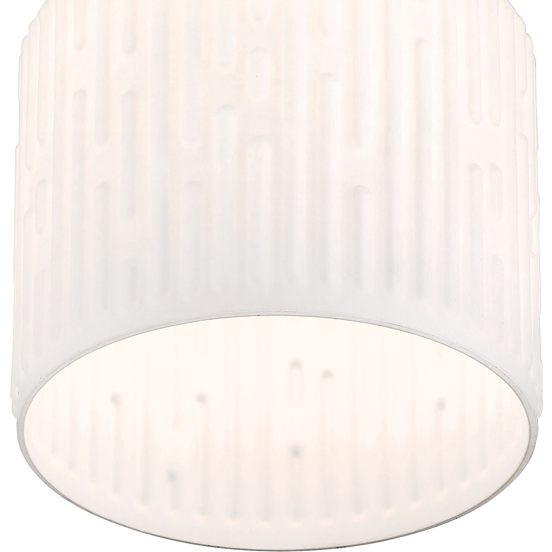 Ele 1 Light 7.25 inch Brushed Gold Semi-Flush Mount Ceiling Light