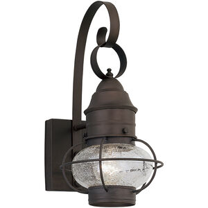 Nantucket 1 Light 14 inch Rustique Outdoor Wall Lantern