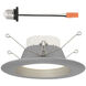 EnviroLite Integrated LED Brushed Nickel Baffle