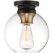 Ella 1 Light 8.25 inch Flush Mount