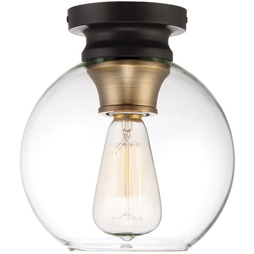 Ella 1 Light 8 inch Vintage Bronze Flushmount Ceiling Light