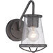 Darby 1 Light 5.5 inch Weathered Iron Wall Sconce Wall Light