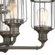 Anson 9 Light 31 inch Satin Copper Bronze Chandelier Ceiling Light