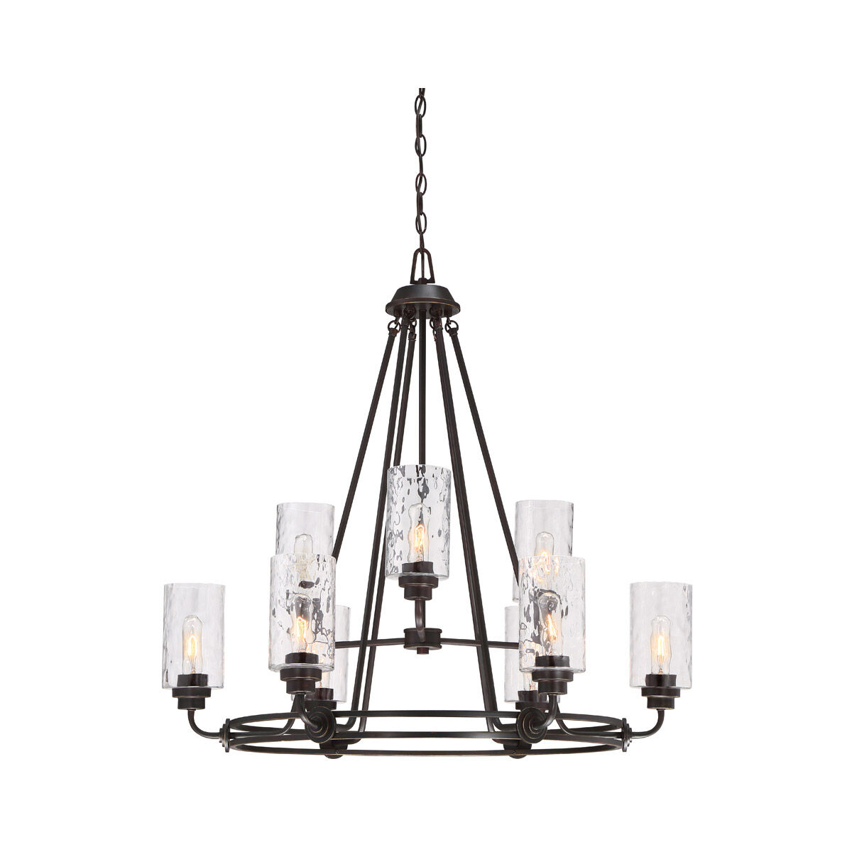 Gramercy Park 9 Light 34 inch Old English Bronze Chandelier Ceiling Light