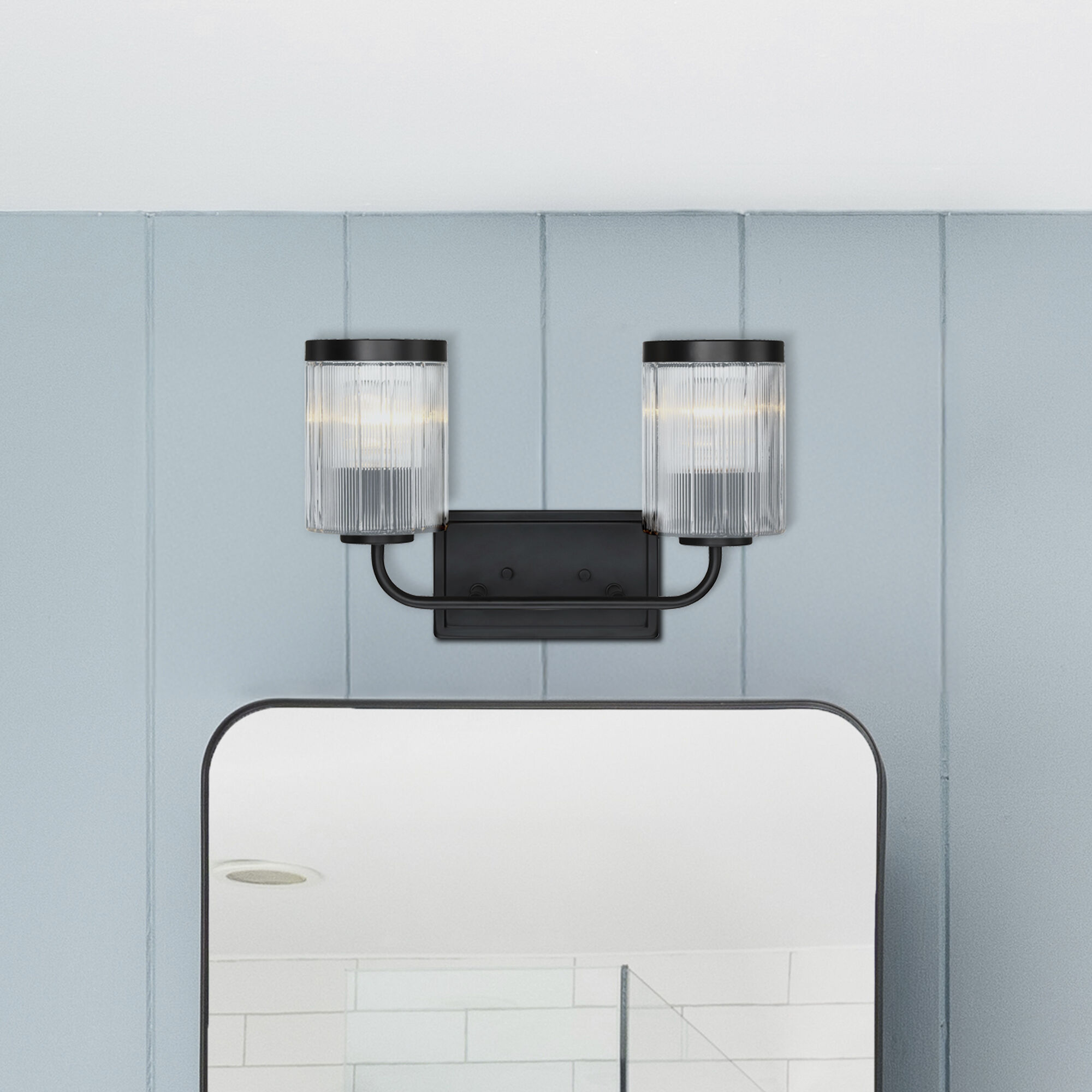 Aspen LED 16 inch Matte Black Vanity Wall Light