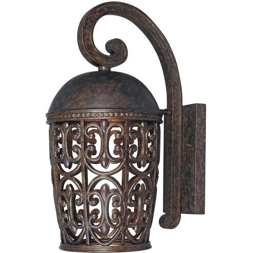 Amherst 1 Light 13 inch Burnt Umber Outdoor Wall Lantern