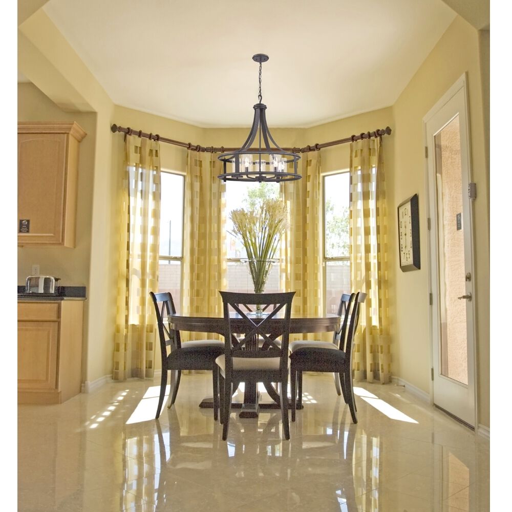 Palencia 5 Light 24 inch Artisan Pardo Wash Chandelier Ceiling Light