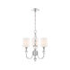 Evi 3 Light 17 inch Chrome Chandelier Ceiling Light