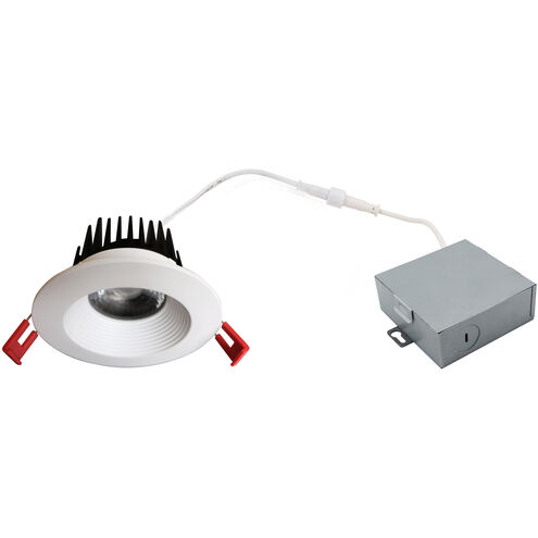 EnviroLite Integrated LED White Can Free Remodel Baffle Kit in 4000K