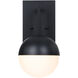 Pineview 1 Light 14 inch Black Outdoor Wall Sconce