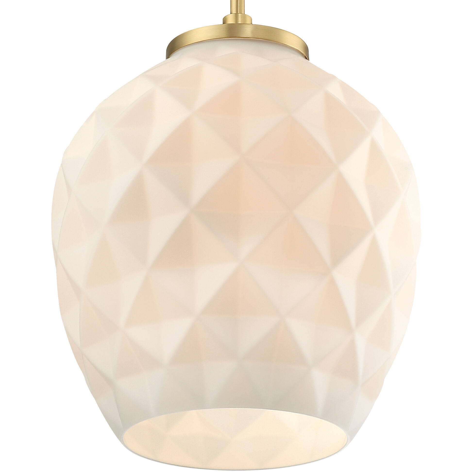 Dita 1 Light 12 inch Brushed Gold Pendant Ceiling Light