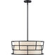 Aria Falls LED 22 inch Matte Black Pendant Ceiling Light