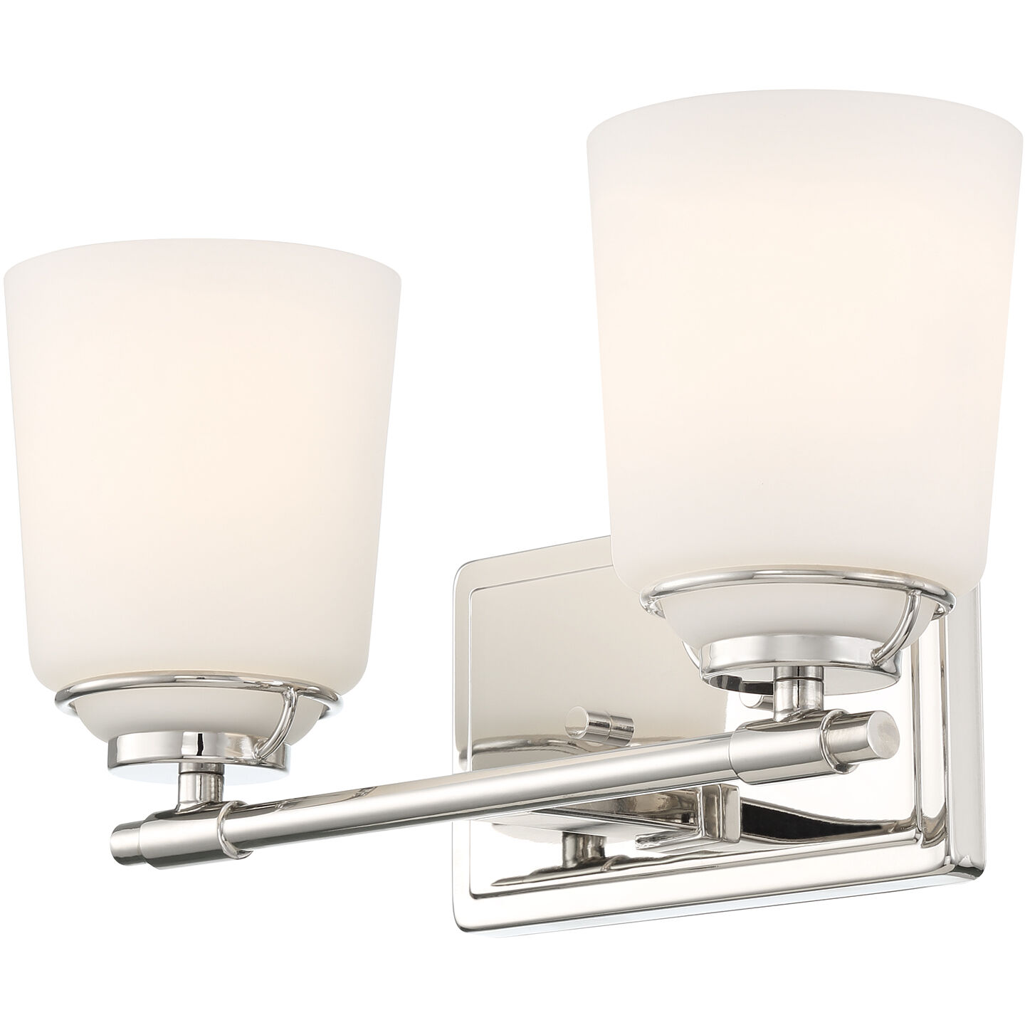 Stella 2 Light 14.25 inch Polished Nickel Vanity Light Wall Light