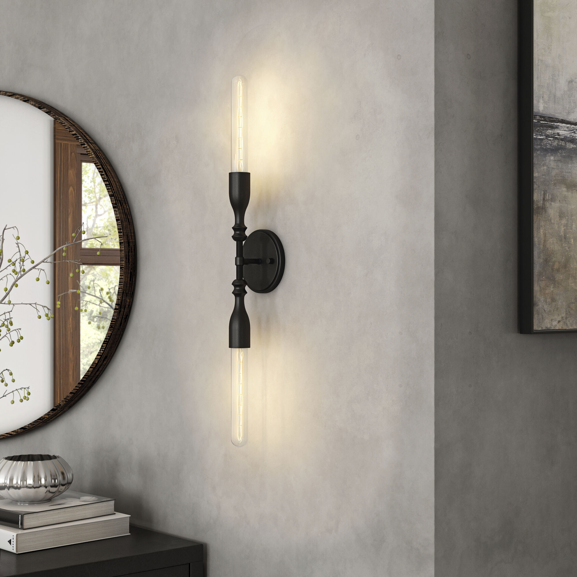 Designers Fountain D231M WS MB Louise 2 Light 5 inch Matte Black Wall Sconce Wall Light