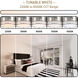 Cassini 52 inch Brushed Nickel with Reversible Silver/Pearl Gray Blades DC Smart Fan