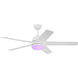 Astrea 52 inch Matte White with Matte White/Blonde Maple Reversible Blades Ceiling Fan